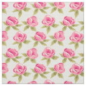 Tissu avec roses roses roses (Échantillon)