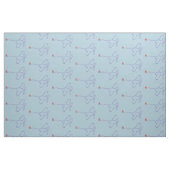 Tissu Avion avec coeur (Fat Quarter)