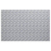 Tissu Avirons d'aviron de monogramme bleus (Yard)