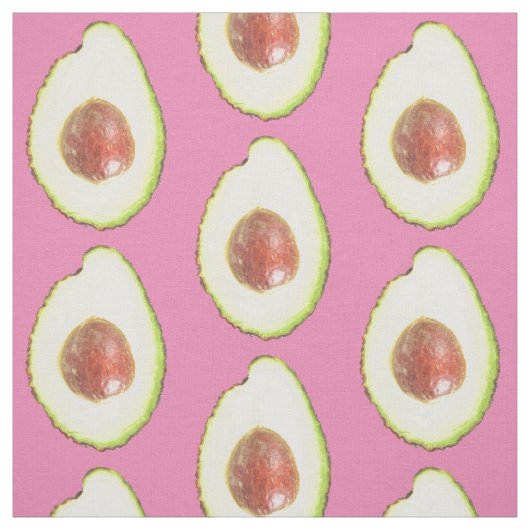 Tissu Avocado Fruit Tropical (Échantillon)