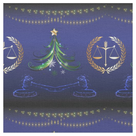Tissu Avocat Arbre de Noël Élégant (Fermer)