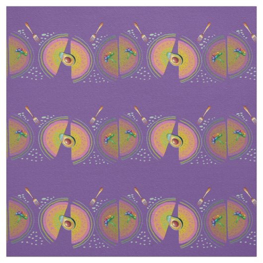 Tissu avocat arc-en-ciel (Échantillon)