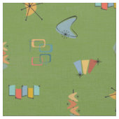 Tissu Avocat Texturé Moderne du Milieu du Siècle (Fermer)