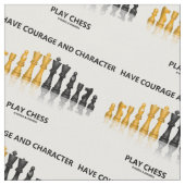 Tissu Ayez le conseil de geek d'échecs de jeu de courage (Fermer)