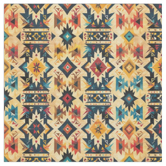 Tissu Aztec Motif-tribal géométrique