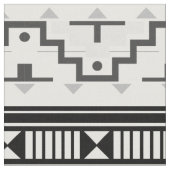 Tissu Aztec Triangle Abstrait Noir N'importe quelle coul (Fermer)