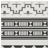 Tissu Aztec Triangle Abstrait Noir N'importe quelle coul (Échantillon)