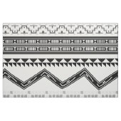 Tissu Aztec Triangle Abstrait Noir N'importe quelle coul (Fat Quarter)