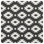 Tissu Aztèque noir et blanc (Échantillon)