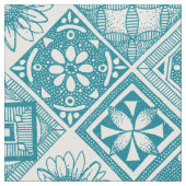 Tissu azulejos bleu (Fermer)