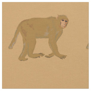 Tissu Baboon Monkey Art 