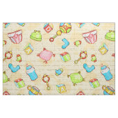 Tissu Baby Rattles, Blocks et plus Motif (Fat Quarter)