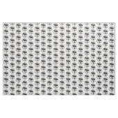 Tissu Bac de graduation avec cercle noir (Fat Quarter)