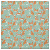 Tissu Bad Orange Tabby Chats Qui Frappe Des Choses (Échantillon)