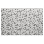 Tissu Bagues en polygones Triangles Rectangles Carrés MI (Fat Quarter)
