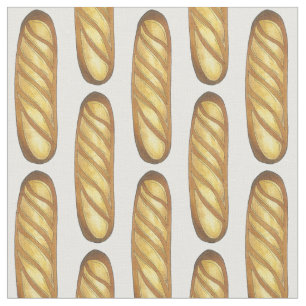 Tissu Baguette Pain Français Boulangerie Boulangerie