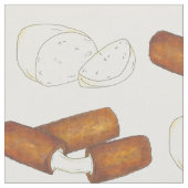 Tissu Baguettes de Mozzarella frites fourrées Fromage Al (Fermer)