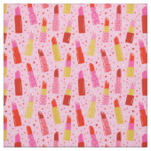 Tissu Baguettes de Saint Valentin roses (Échantillon)