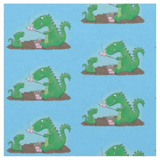 Tissu Baguettes mignonnes grillant des marshmallows dess (Fermer)