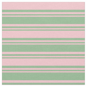 Tissu Baies de couleur rose et verte de la mer foncée