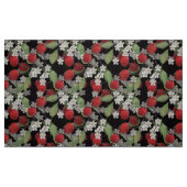 Tissu Baies rouges, cerise (Fat Quarter)