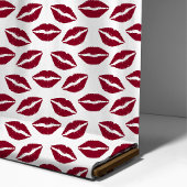 Tissu Baiser au rouge à lèvres