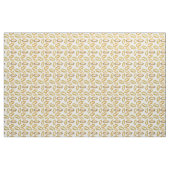 Tissu Baiser étincelant de lèvres d'or (Yard)