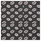 Tissu Baisers Rose Argenté (Échantillon)