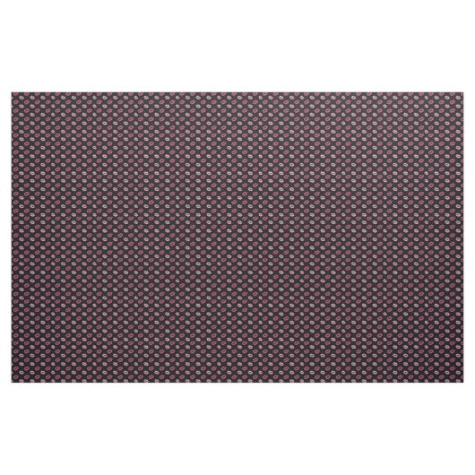Tissu Baisers roses (Yard)