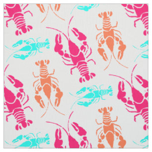 Tissu Bake au homard coloré