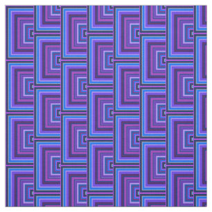 Tissu balance carré bleue et violette