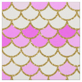 Tissu Balances de sirène de Parties scintillant rose et  (Fermer)