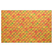 Tissu Balances orange et verte tombées (Fat Quarter)