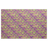 Tissu Balances violettes et vertes (Yard)