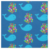 Tissu Baleine amusante (Échantillon)