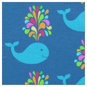 Tissu Baleine amusante (Détail)