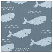 Tissu Baleine bleue (Fermer)