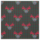 Tissu baleine de noël renne (Échantillon)
