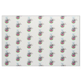 Tissu Baleine mignonne et pastèque (Fat Quarter)