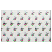 Tissu Baleine mignonne et pastèque (Fat Quarter)