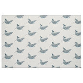 Tissu Baleine nage (Fat Quarter)