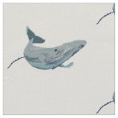 Tissu Baleine nage (Détail)