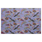 Tissu baleines à bosse bleu pervenche (Fat Quarter)