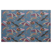 Tissu baleines à bosses cobalt (Fat Quarter)