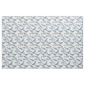 Tissu Baleines aquarelles (Fat Quarter)