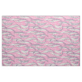 Tissu baleines de Minke violet pastel magenta (Fat Quarter)
