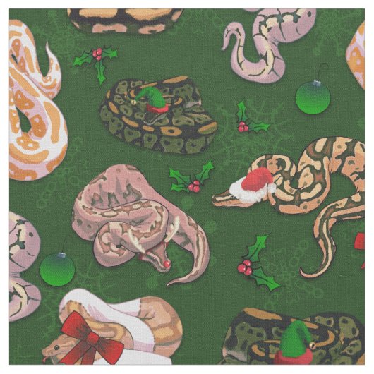 Tissu Ball Python Morph Green (Fermer)