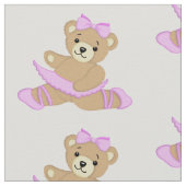 Tissu Ballerina Teddy Bear (Détail)