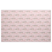 Tissu Ballet rose Chaussure Chaussure Danse Considérant  (Fat Quarter)