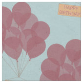 Tissu Ballons d'anniversaire heureux (Fermer)